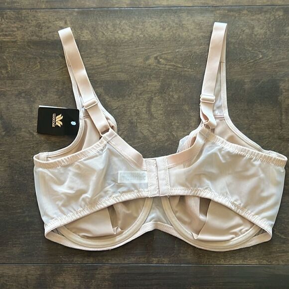 NWT WACOAL Stark Beauty Rose-Lace Molded Underwire Bra 855225 - Picture 3 of 7